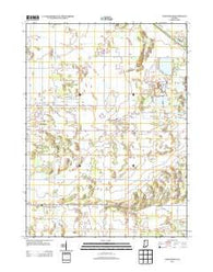 Wheatfield Indiana Historical topographic map, 1:24000 scale, 7.5 X 7.5 Minute, Year 2013