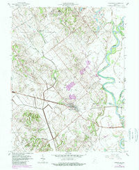 Wheatland Indiana Historical topographic map, 1:24000 scale, 7.5 X 7.5 Minute, Year 1958