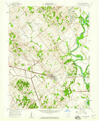 Wheatland Indiana Historical topographic map, 1:24000 scale, 7.5 X 7.5 Minute, Year 1958