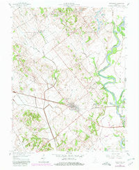 Wheatland Indiana Historical topographic map, 1:24000 scale, 7.5 X 7.5 Minute, Year 1958