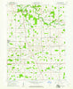 Wheeling Indiana Historical topographic map, 1:24000 scale, 7.5 X 7.5 Minute, Year 1960