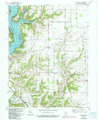 Whitcomb Indiana Historical topographic map, 1:24000 scale, 7.5 X 7.5 Minute, Year 1974