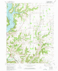 Whitcomb Indiana Historical topographic map, 1:24000 scale, 7.5 X 7.5 Minute, Year 1974