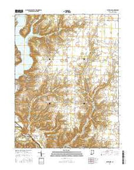Whitcomb Indiana Current topographic map, 1:24000 scale, 7.5 X 7.5 Minute, Year 2016