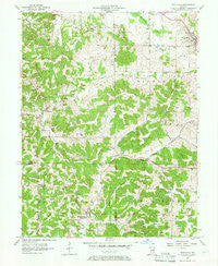 Whitehall Indiana Historical topographic map, 1:24000 scale, 7.5 X 7.5 Minute, Year 1957