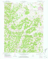 Whitehall Indiana Historical topographic map, 1:24000 scale, 7.5 X 7.5 Minute, Year 1957