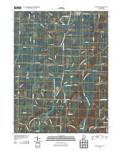Whitewater Indiana Historical topographic map, 1:24000 scale, 7.5 X 7.5 Minute, Year 2010