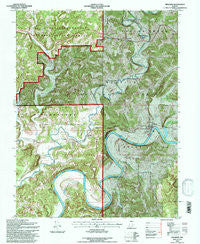 Williams Indiana Historical topographic map, 1:24000 scale, 7.5 X 7.5 Minute, Year 1993
