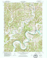 Williams Indiana Historical topographic map, 1:24000 scale, 7.5 X 7.5 Minute, Year 1978
