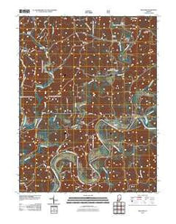 Williams Indiana Historical topographic map, 1:24000 scale, 7.5 X 7.5 Minute, Year 2010
