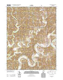 Williams Indiana Historical topographic map, 1:24000 scale, 7.5 X 7.5 Minute, Year 2013