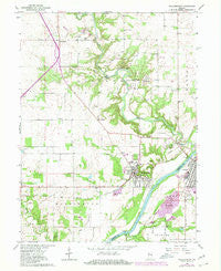 Williamsport Indiana Historical topographic map, 1:24000 scale, 7.5 X 7.5 Minute, Year 1962
