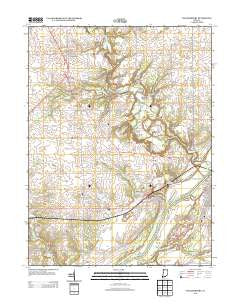Williamsport Indiana Historical topographic map, 1:24000 scale, 7.5 X 7.5 Minute, Year 2013