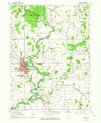 Winamac Indiana Historical topographic map, 1:24000 scale, 7.5 X 7.5 Minute, Year 1962