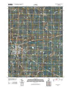 Winchester Indiana Historical topographic map, 1:24000 scale, 7.5 X 7.5 Minute, Year 2010