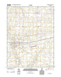 Winchester Indiana Historical topographic map, 1:24000 scale, 7.5 X 7.5 Minute, Year 2013