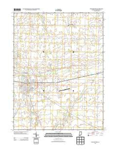 Winchester Indiana Historical topographic map, 1:24000 scale, 7.5 X 7.5 Minute, Year 2013