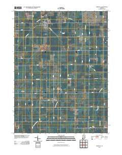 Windfall Indiana Historical topographic map, 1:24000 scale, 7.5 X 7.5 Minute, Year 2010
