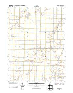 Windfall Indiana Historical topographic map, 1:24000 scale, 7.5 X 7.5 Minute, Year 2013