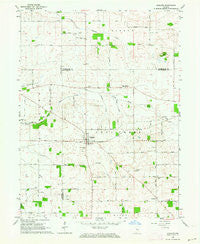 Wingate Indiana Historical topographic map, 1:24000 scale, 7.5 X 7.5 Minute, Year 1962
