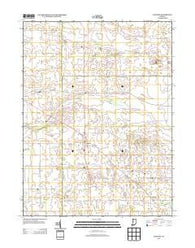 Wingate Indiana Historical topographic map, 1:24000 scale, 7.5 X 7.5 Minute, Year 2013