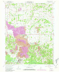 Winslow Indiana Historical topographic map, 1:24000 scale, 7.5 X 7.5 Minute, Year 1961