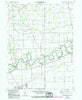 Woodburn North Indiana Historical topographic map, 1:24000 scale, 7.5 X 7.5 Minute, Year 1958