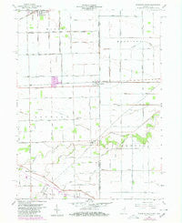 Woodburn South Indiana Historical topographic map, 1:24000 scale, 7.5 X 7.5 Minute, Year 1958