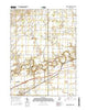 Woodburn North Indiana Current topographic map, 1:24000 scale, 7.5 X 7.5 Minute, Year 2016