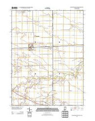 Woodburn South Indiana Historical topographic map, 1:24000 scale, 7.5 X 7.5 Minute, Year 2013