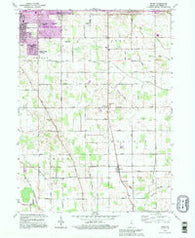 Wyatt Indiana Historical topographic map, 1:24000 scale, 7.5 X 7.5 Minute, Year 1992