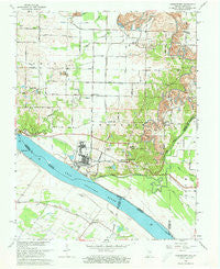 Yankeetown Indiana Historical topographic map, 1:24000 scale, 7.5 X 7.5 Minute, Year 1964