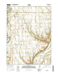 Yeoman Indiana Current topographic map, 1:24000 scale, 7.5 X 7.5 Minute, Year 2016
