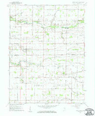 Young America Indiana Historical topographic map, 1:24000 scale, 7.5 X 7.5 Minute, Year 1959