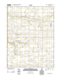 Young America Indiana Historical topographic map, 1:24000 scale, 7.5 X 7.5 Minute, Year 2013