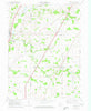 Zanesville Indiana Historical topographic map, 1:24000 scale, 7.5 X 7.5 Minute, Year 1972