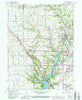 Zionsville Indiana Historical topographic map, 1:24000 scale, 7.5 X 7.5 Minute, Year 1966