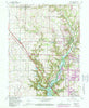 Zionsville Indiana Historical topographic map, 1:24000 scale, 7.5 X 7.5 Minute, Year 1966