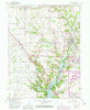 Zionsville Indiana Historical topographic map, 1:24000 scale, 7.5 X 7.5 Minute, Year 1966