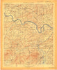 Sallisaw Oklahoma Historical topographic map, 1:125000 scale, 30 X 30 Minute, Year 1900