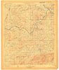 Sansbois Oklahoma Historical topographic map, 1:125000 scale, 30 X 30 Minute, Year 1900