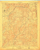 Tahlequah Oklahoma Historical topographic map, 1:125000 scale, 30 X 30 Minute, Year 1901