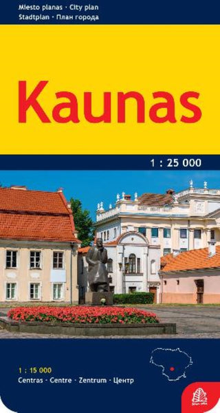 Buy map Kaunas 1:25 000/1:15 000 City plan