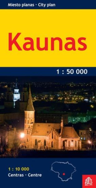 Buy map Kaunas 1:50 000/1:10 000 Pocket map