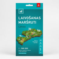 Buy map Water routes Latvia 1:500 000 (Latvian)