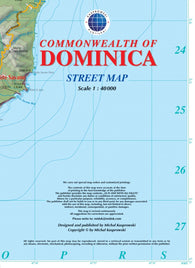 Buy map Commonwealth of Dominica : street map
