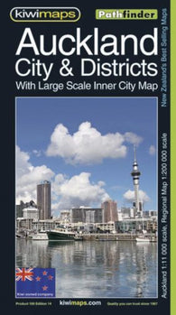 Buy map Auckland City + District