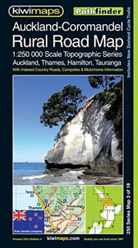 Buy map Auckland-Coromandel Rural Road Map
