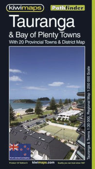 Buy map Tauranga & BOP Towns With 20 Provincial Towns & District Map
