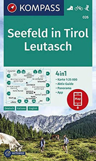 Buy map Seefeld inTirol / Leutasch D/I/E + Aktiv Guide